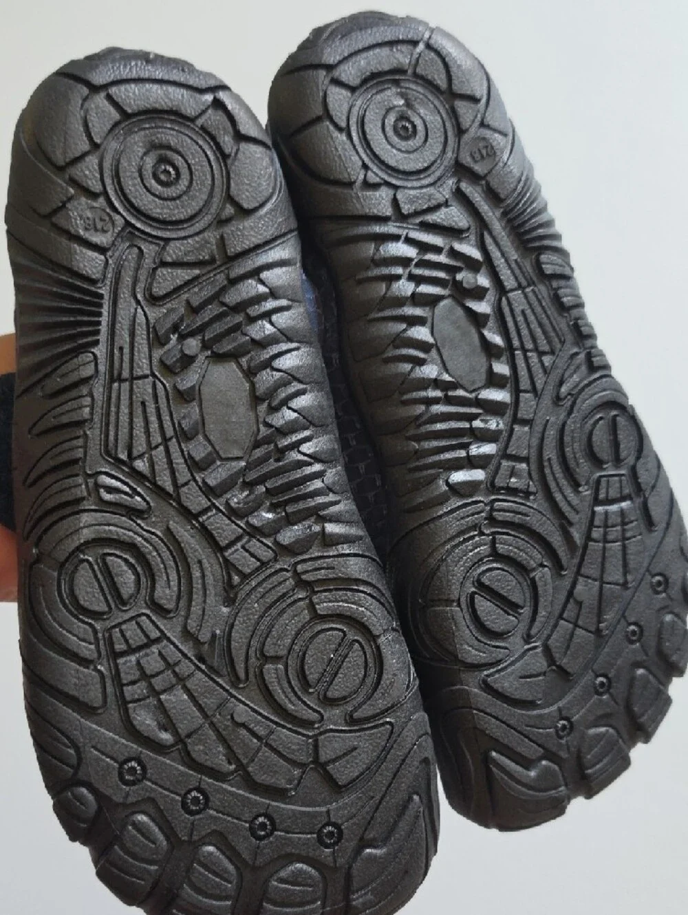 Racqua Navy Kids Water Shoes - Slip-On Velcro